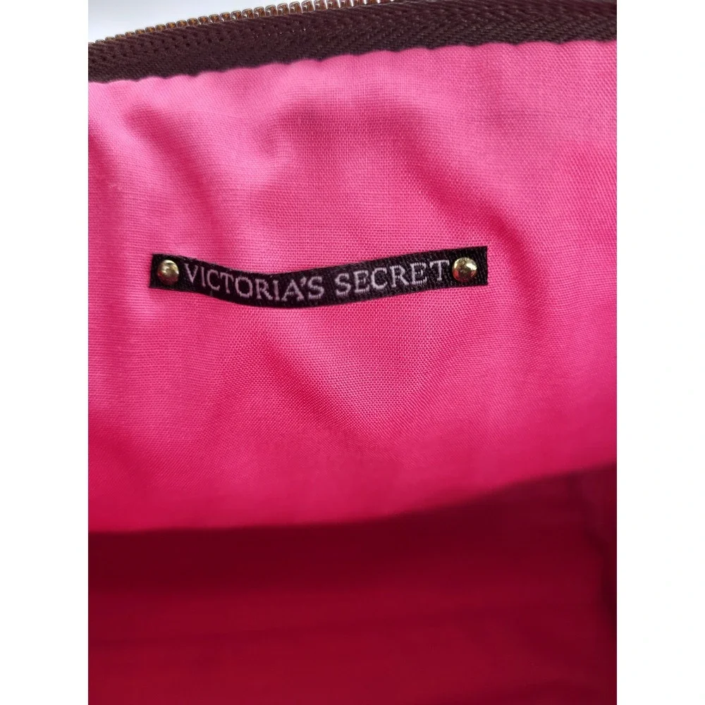 Victoria's Secret Y2K Floral Bowler Bag Canvas Indie Dopamine Purse Zip Top